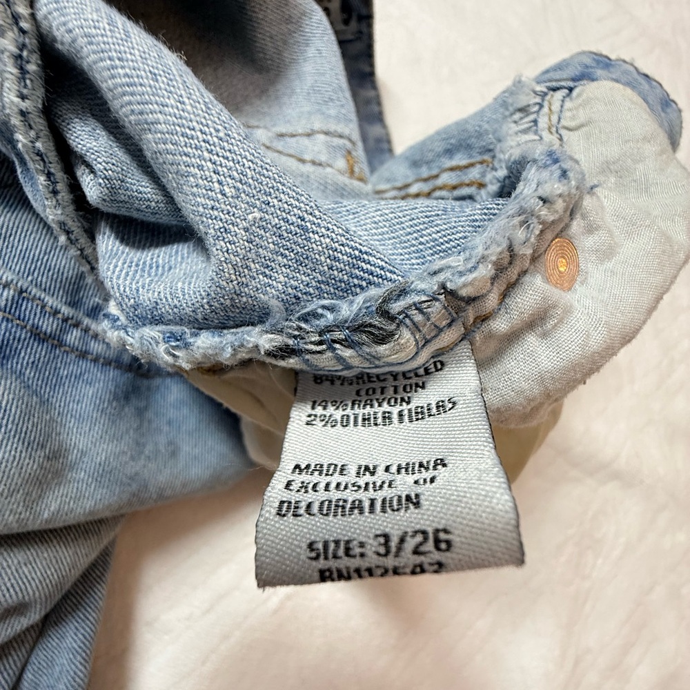 Blue Savvy Denim Women’s Size 3/26  Straight Ankle Jeans Mom High Rise Loose - Picture 4 of 10